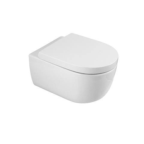 Acro Compact Noken Wall-hung WC Seat Compatible - Woodline Lacquered