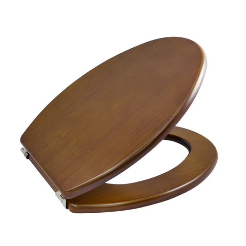 WC Seat Compatible Compact Roca - Woodline Oak