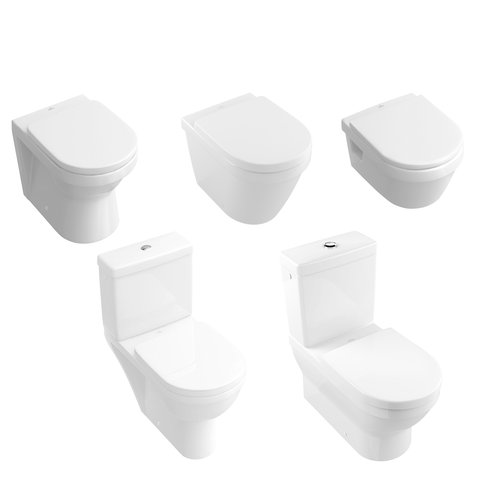 Toilet Seat Compatible with Villeroy &amp; Boch V.1 Architecture - Ecoline