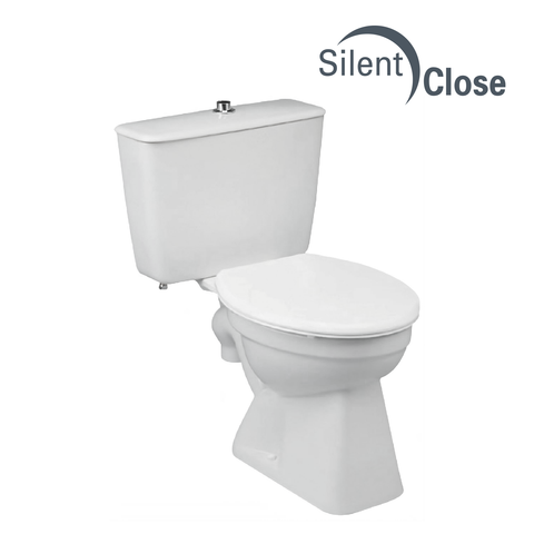 Toilet Seat Compatible with Porcher Vacuum Cleaner - Ecoline Cushioned 'SC'