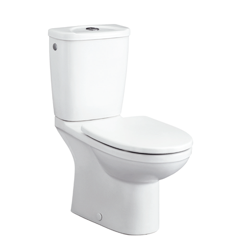 Compatible City Allia Toilet Seat - Lacquered Woodline