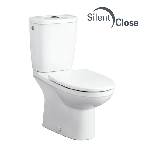 Toilet Seat Compatible City Allia - Woodline Lacquered Cushioned 'SC'