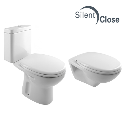 Tapa WC Compatible City Noken - Woodline Roble Amortiguada 'SC'