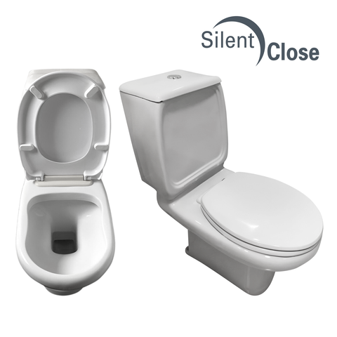 Toilet Seat Compatible Estoril Valadares - Ecoline Cushioned 'SC'