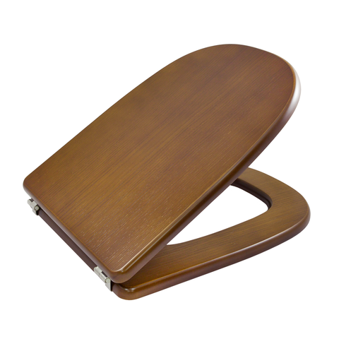 WC Seat Compatible Dama Retro Roca - Woodline Oak