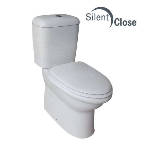 Toilet Seat Compatible with Lara Bellavista - Woodline Lacquered Cushioned 'SC'