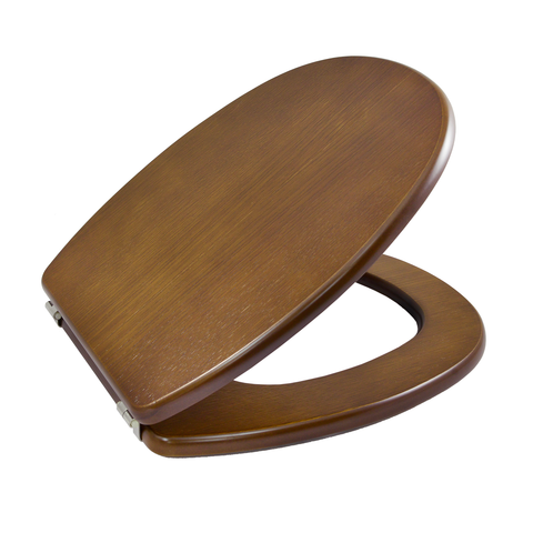 Toilet Seat Compatible with Villeroy &amp; Boch Plans - Woodline Oak