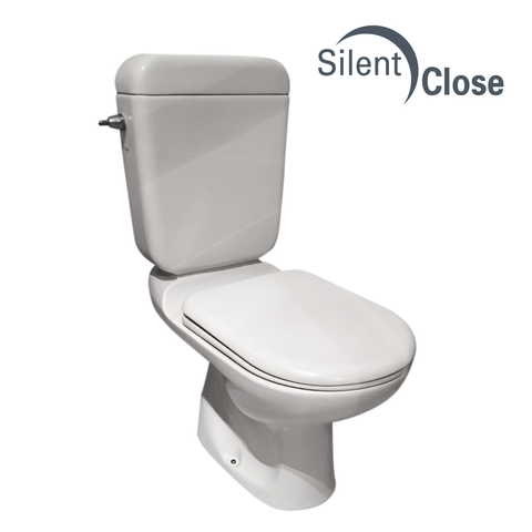 Toilet Seat Compatible with Keramag Handle V.1 - Ecoline Cushioned 'SC'