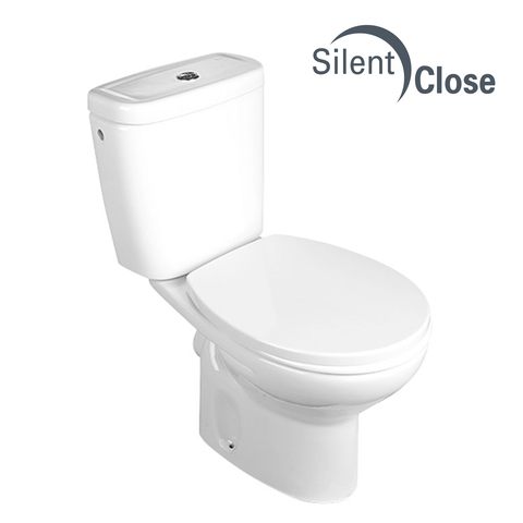 Toilet Seat Compatible with Roca Myths - Woodline Lacquered Cushioned 'SC'