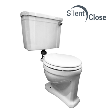 Ideal Standard Modern Compatible Toilet Seat - Woodline Lacquered Cushioned 'SC'