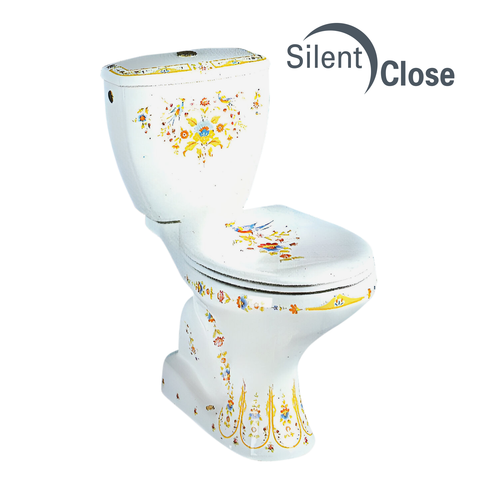 Toilet Seat Compatible with Nostalgie Allia - Ecoline Cushioned 'SC'