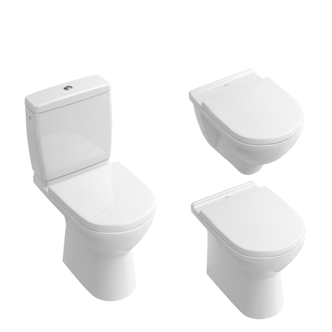 O.Novo Villeroy &amp; Boch Compatible Toilet Seat - Ecoline