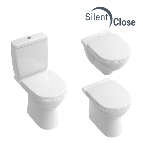 Tapa WC Compatible O.Novo Villeroy & Boch - Ecoline Amortiguada 'SC'