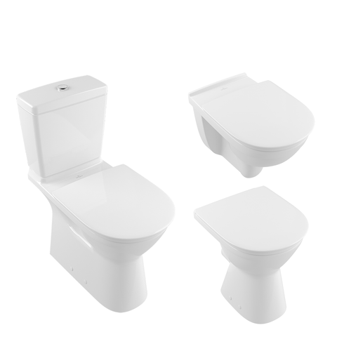 Toilet Seat Compatible O.Novo Vita Villeroy &amp; Boch - Ecoline