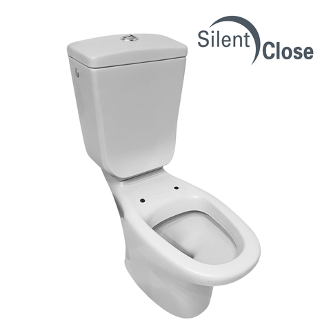 Toilet Seat Compatible with Villeroy &amp; Boch Plans - Woodline Lacquered Cushioned 'SC'