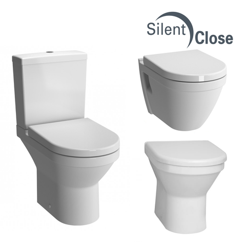 Toilet Seat Compatible S50 Vitra - Ecoline Cushioned 'SC'