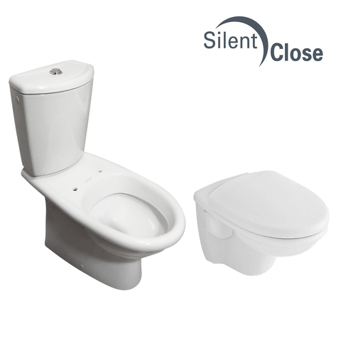 Toilet Seat Compatible Solaya Villeroy &amp; Boch - Woodline Lacquered Cushioned 'SC'