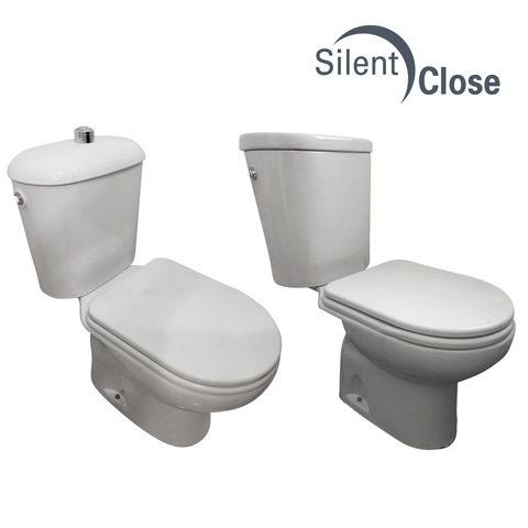 Toilet Seat Compatible with Stylo Bellavista / Teka / Sanitana - Ecoline Cushioned 'SC'