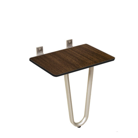 Asiento Ducha Plegable Ancho (L) con Soporte a Suelo Solid+