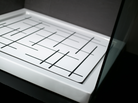 Custom platform White - Grid (Length 50 - 130cm)