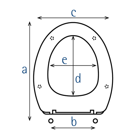 Toilet Seat Compatible with Lara Bellavista - Ecoline
