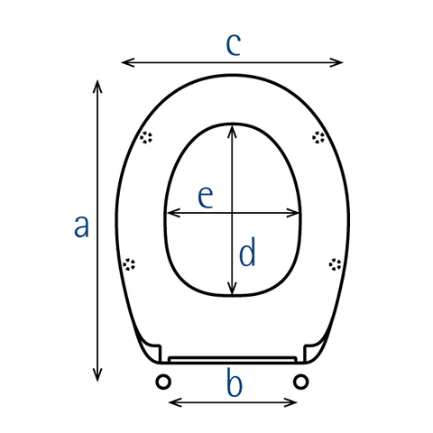 Compatible Toilet Seat Coronis Porcher - Dureline