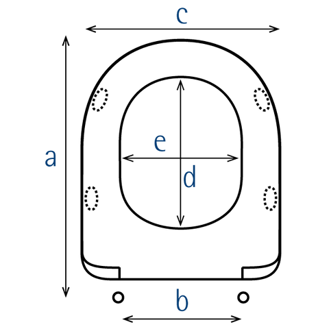 Tapa WC Compatible Delta Porsan / Sangrá - Ecoline