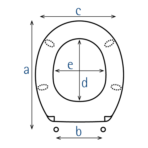Compatible Toilet Seat Royan Selles Entrecentros 200-220- Ecoline